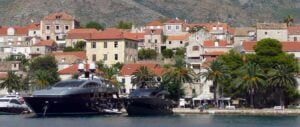 Chorwacja Cavtat, odprawa paszportowa jachtów płynących do Czarnogóry
